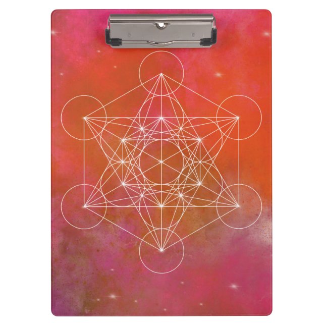 Metatron, chakra,zen,sacred geometric, angel, klemmbrett (Vorderseite)