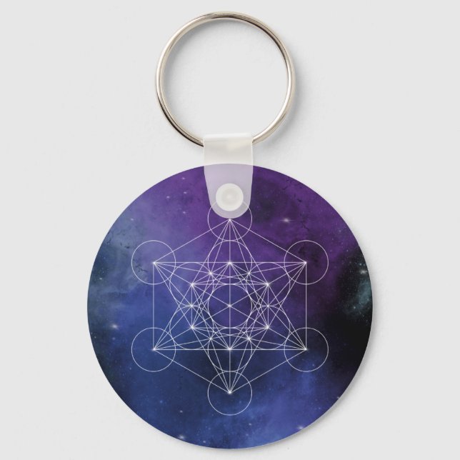 Metatron, Chakra, Zen, sakrale geometrische, geome Schlüsselanhänger (Vorderseite)