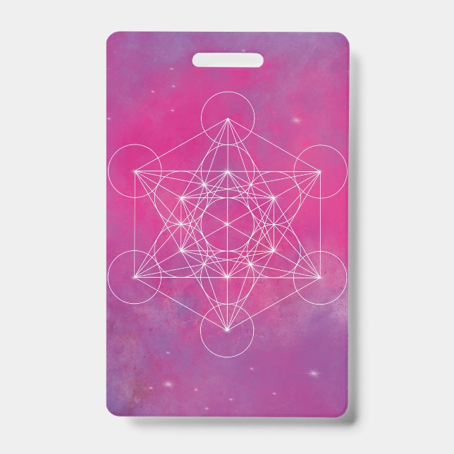 Metatron, Chakra, Zen, sakraler geometrischer, Eng Ausweis (Vorderseite)