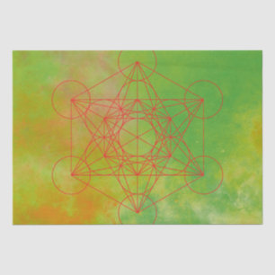 Metatron, Chakra, Zen, sakraler geometrischer, Eng Seidenpapier