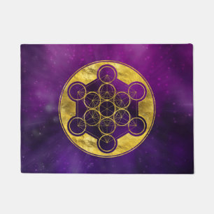 Metatron-Cube - Heilige Geometrie Fußmatte