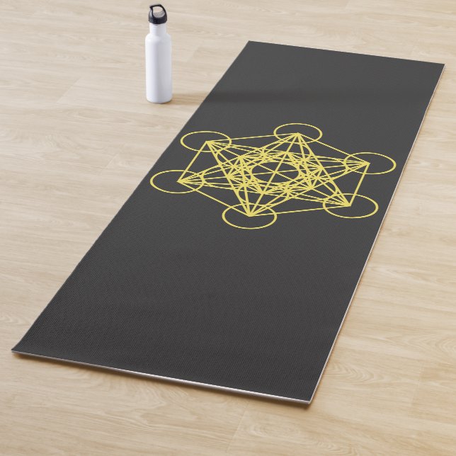 Metatron Cube Sacred Geometry Yogamatte (Beispiel)