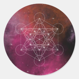 Metatron Erzengel Zen Runder Aufkleber