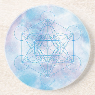 Metatron – Heilige Geometrie Getränkeuntersetzer