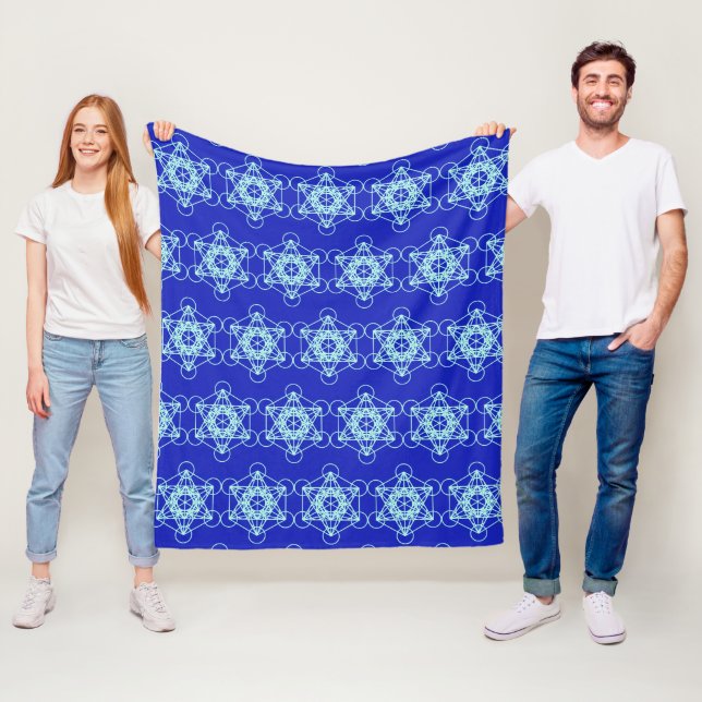 Metatron heilige Geometrie-Medium-Decke Fleecedecke (Beispiel)