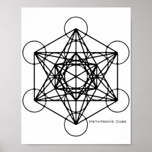 Metatron-Kubikplakat Poster