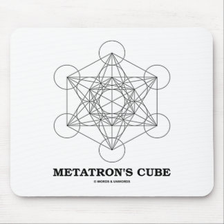Metatron-Kubus (Heilige Geometrie) Mousepad
