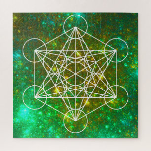 Metatron-Kubus, Heilige Geometrie, spirituelles Sy Puzzle