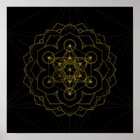 Metatron-Kubus in Lotus Sacred Geometry