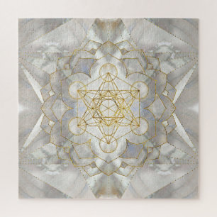 Metatron-Kubus in Lotus Sacred Geometry Puzzle