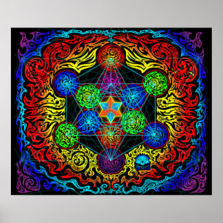 Metatron-Kubus Poster