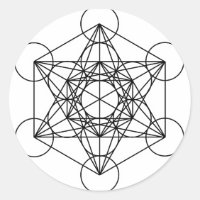 Metatron-Kubus (weiß)