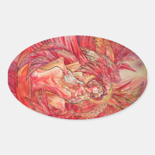 Metatron Ovaler Aufkleber