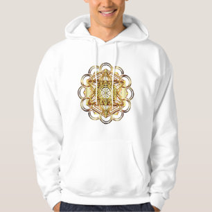 Metatrons Cube Sacred Geometry Blume of Life Rave Hoodie