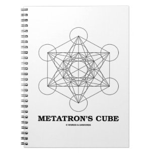 Metatrons Cube Sacred Geometry Notizblock