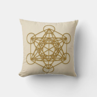 Metatrons Cube Sacred Geometry Pillow Kissen