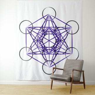 Metatron's Cube Series V5 Tapestry Wandteppich