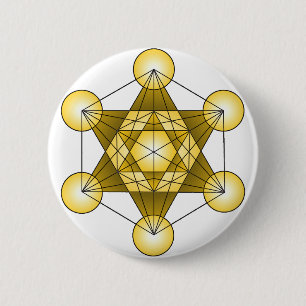 Metatrons Würfel Button