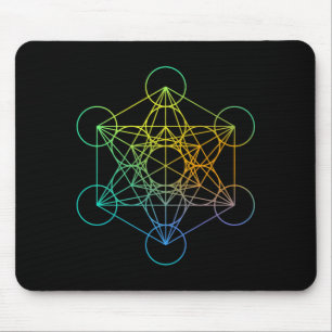 Metatrons Würfel Heilige Geometrie Lustige Familie Mousepad
