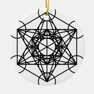Metatrons Würfel Keramik Ornament