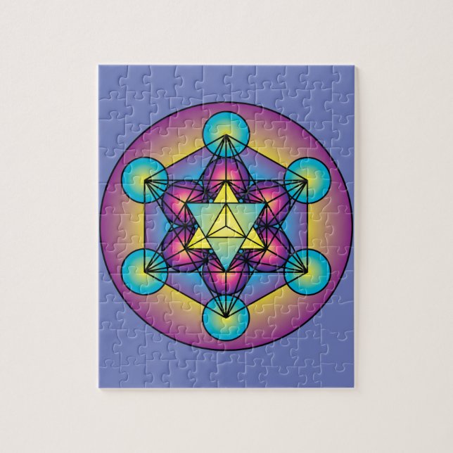 Metatrons Würfel Merkaba Puzzle (Vertikal)