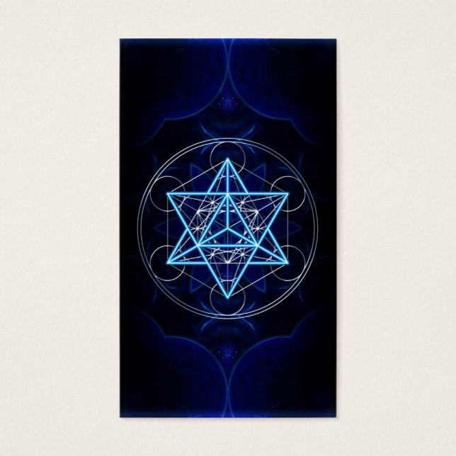 Metatrons Würfel -  Merkaba - Stern Tetraeder (Vorderseite)