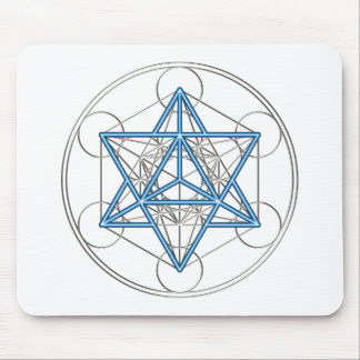 Metatrons Würfel - Merkaba - Stern Tetraeder Mousepad