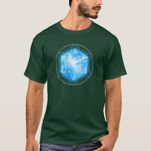 Metatrons Würfel / Tesseract / 4D Hypercube T-Shirt