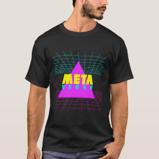 Metaverse Triangle Virtual Reality Gamer v Player T-Shirt