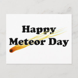 Meteor Day Postkarte