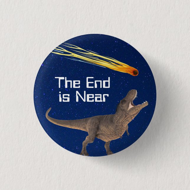 Meteor Dinosaurier End liegt in der Nähe des Desas Button (Vorderseite)