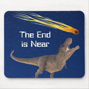 Meteor Dinosaurier End liegt in der Nähe des Desas Mousepad