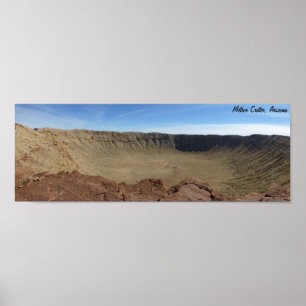 Meteor-Krater Poster