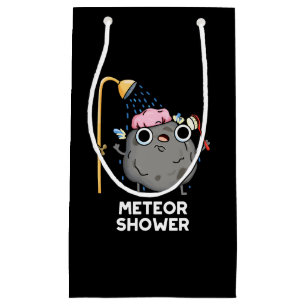Meteor Shower Funny Science Pub Dark BG Kleine Geschenktüte