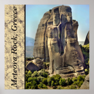 Meteora-Felsen, Griechenland Fotoplakat Poster