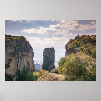 Meteora, Griechenland Poster