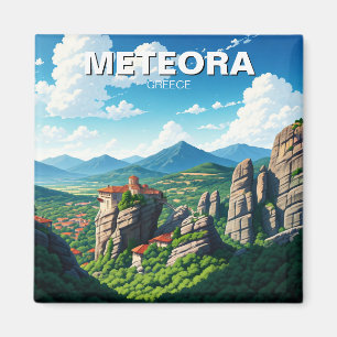 Meteora Griechenland Reise Magnet