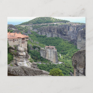 Meteora Kloster 2 Postkarte