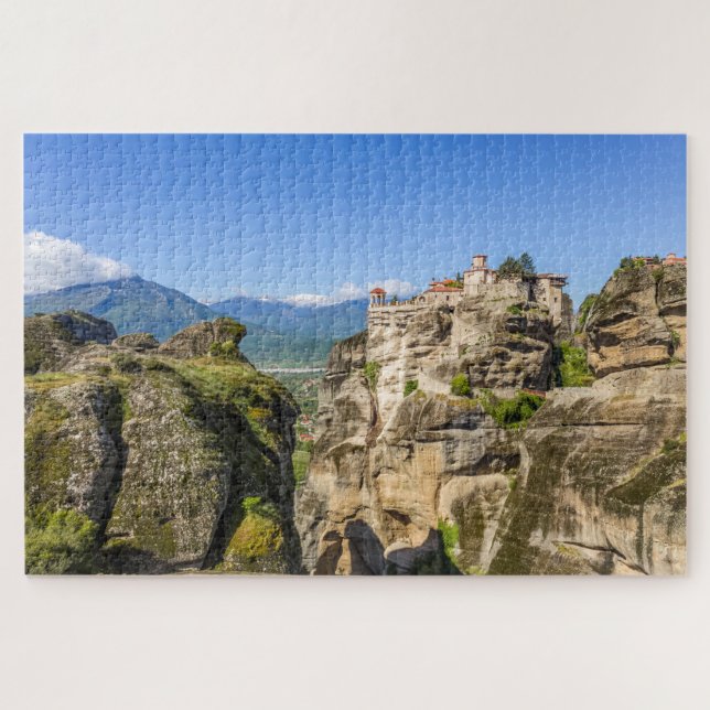 Meteora Klöster Griechenland Jigsaw Puzzle - Lands (Horizontal)