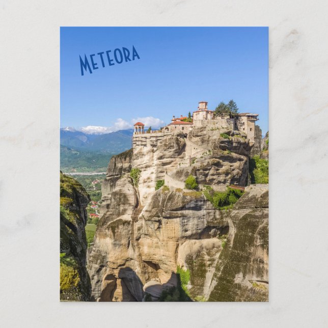 Meteora Klöster, Griechenland Postcard Postkarte (Vorderseite)