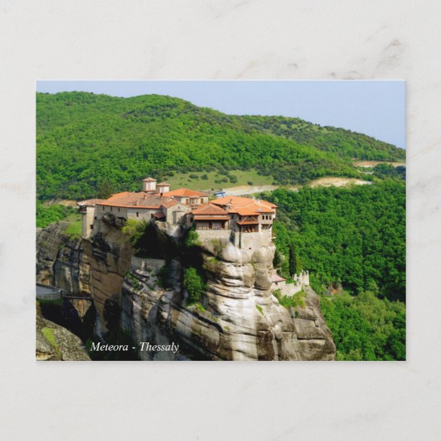 Meteora - Thessaly Postkarte (Vorderseite)