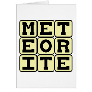 Meteorit, Weltraummüll