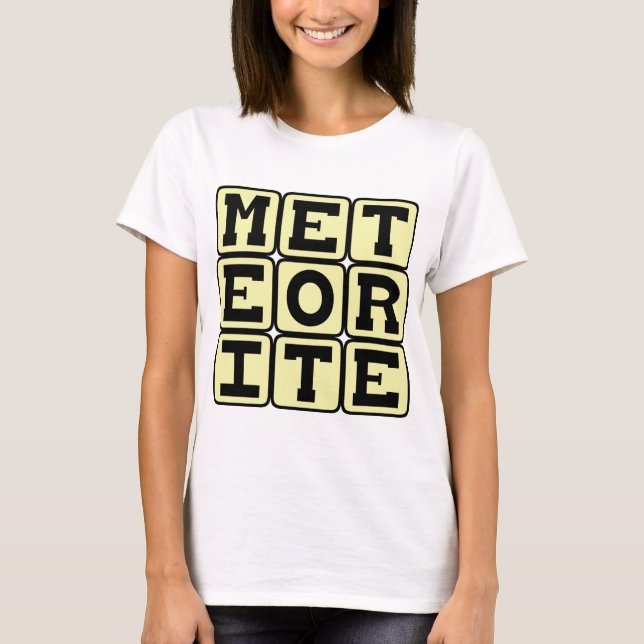 Meteorit, Weltraummüll T-Shirt (Vorderseite)