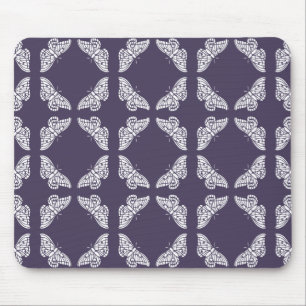 Meteorite Lila Arts and Crafts Schmetterlinge Mousepad