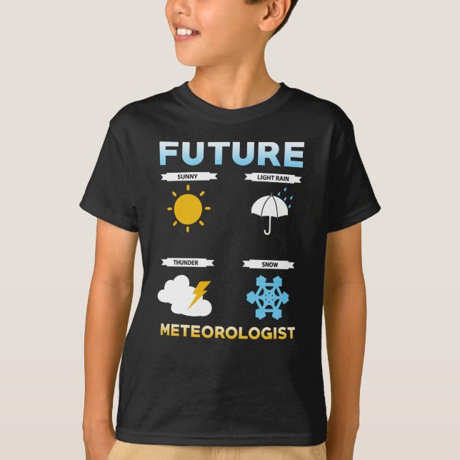 Meteorologe Bildung Gift T-Shirt (Vorderseite)