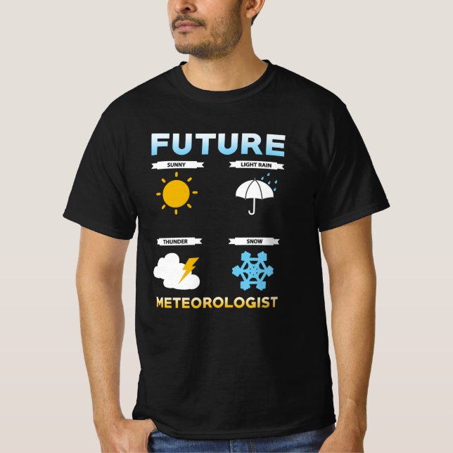Meteorologe Bildung Gift T-Shirt (Vorderseite)