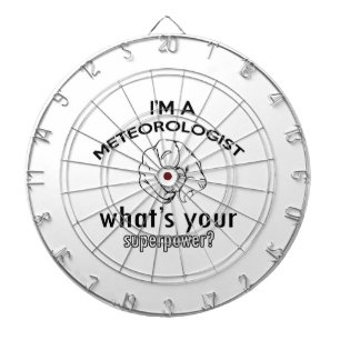 Meteorologe Dartscheibe