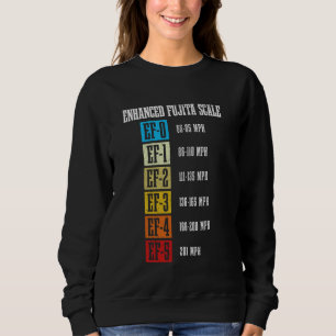 Meteorologe Fujita Scale Tornado Storm Chasing M Sweatshirt