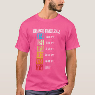 Meteorologe Fujita Scale Tornado Storm Chasing M T-Shirt