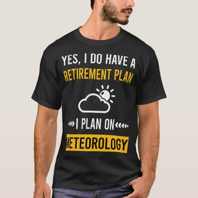 Meteorologe für Rentensysteme T-Shirt (Vorderseite)